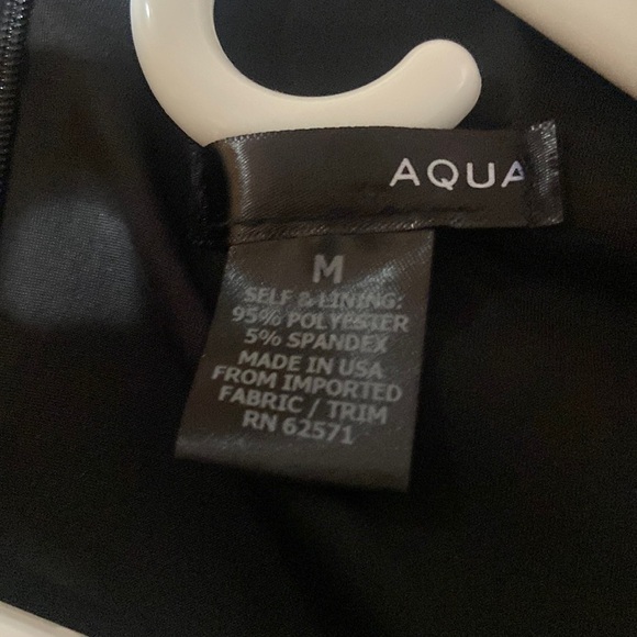 Host Pick 💗Aqua floral ruffled black dress​ - Picture 9 of 9